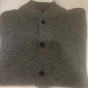 Pendleton Charcoal Button-Up Men's Cardigan